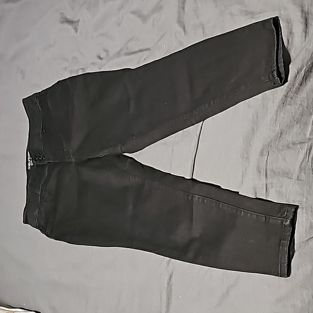 Maurices Black High Rise Jegging XShort Large